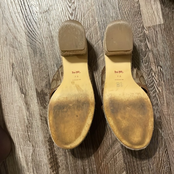 Coach Shoes. Size 7.5. Good preloved condition. - Picture 4 of 6